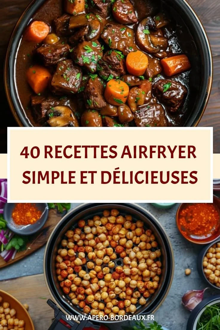 Recettes Airfryer simples et délicieuses pour une cuisine rapide et savoureuse.