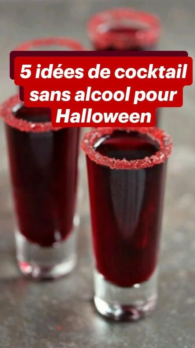 5 recettes de cocktails sans alcool pour Halloween