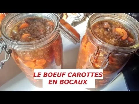 Recette de bœuf carottes en bocaux, plat savoureux et réconfortant
