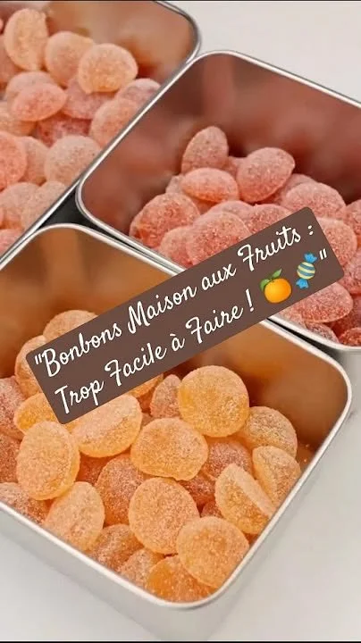 Bonbons maison aux fruits, recette facile et délicieuse à réaliser