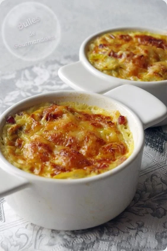 Flan de poireaux aux petits lardons, une recette crémeuse et savoureuse