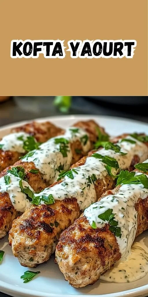 Kofta poulet yaourt ail maison, plat savoureux et facile à préparer