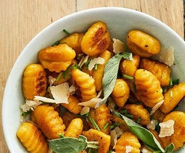 Gnocchi au potimarron de Michel Cymes et Chef Damien, plat délicieux et réconfortant.