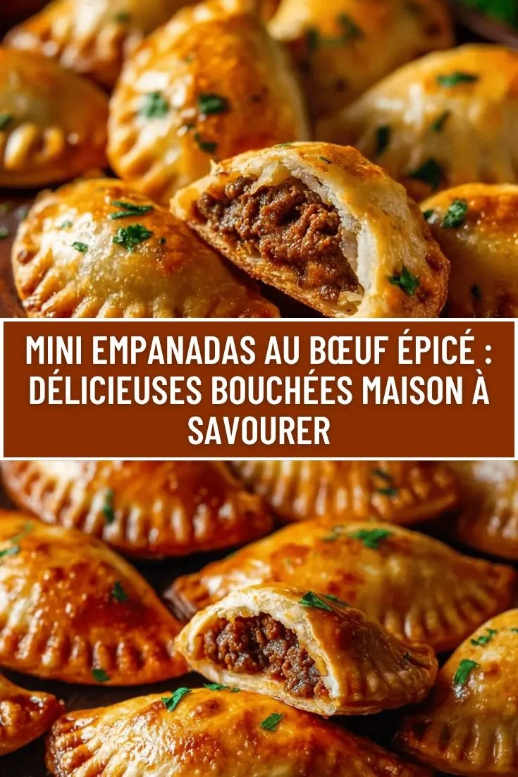 Mini empanadas au bœuf épicé, délicieuses bouchées maison à savourer