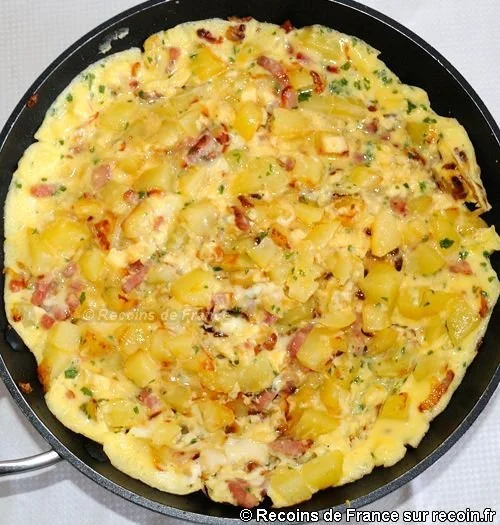 Omelette à l'ancienne, une recette classique française