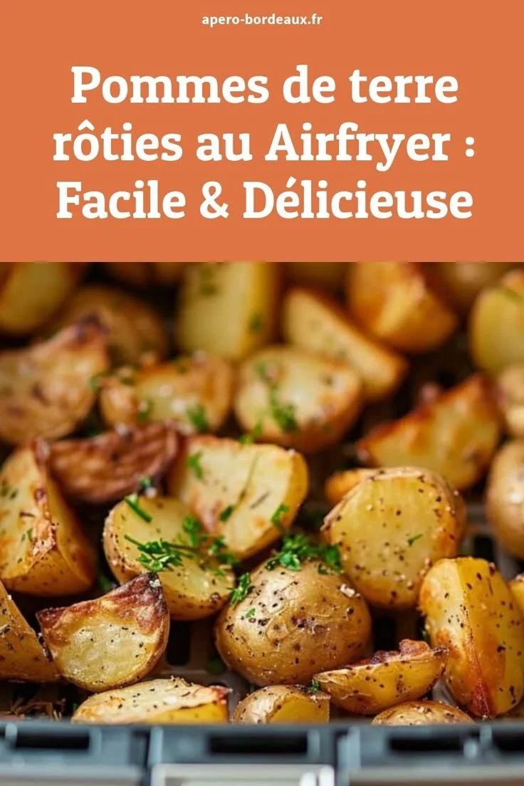 Pommes de terre rôties croustillantes prêtes à être servies au Airfryer