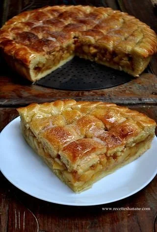 Recette de tarte aux pommes d'Hanane - délicieuse apple pie maison